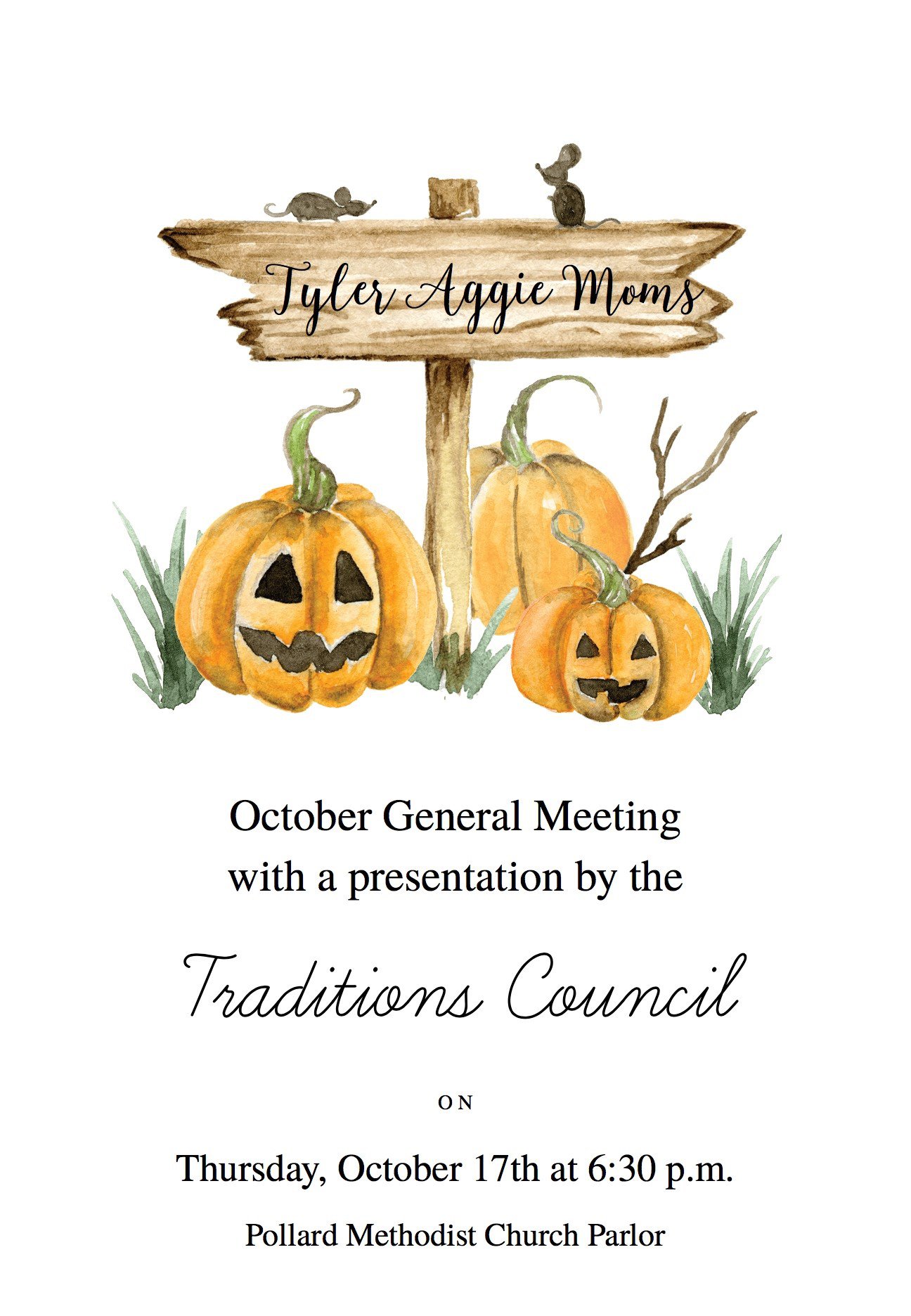 October meeting